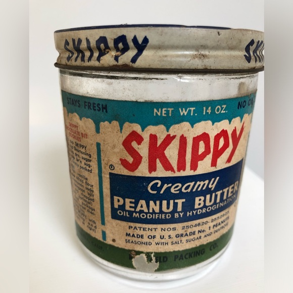 Vintage 1950’s Set of Three Skippy Peanut Butter Ball Jars - Picture 3 of 14